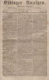 Elbinger Anzeigen, Nr. 47. Mittwoch, 11. Juni 1856