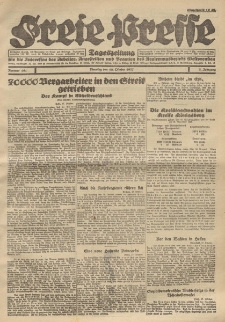 Freie Presse, Nr. 161 dienstag 18. October 1927 3. Jahrgang