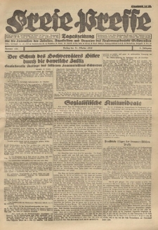 Freie Presse, Nr. 164 Freitag 21. October 1927 3. Jahrgang