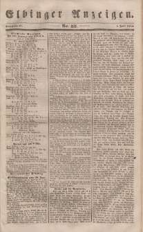 Elbinger Anzeigen, Nr. 53. Sonnabend, 1. Juli 1848