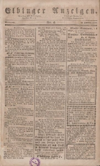Elbinger Anzeigen, Nr. 4. Mittwoch, 12. Januar 1848