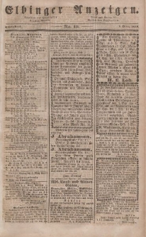 Elbinger Anzeigen, Nr. 19. Sonnabend, 4. März 1848