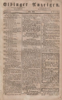 Elbinger Anzeigen, Nr. 23. Sonnabend, 18. März 1848
