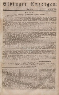Elbinger Anzeigen, Nr. 24. Mittwoch, 22. März 1848
