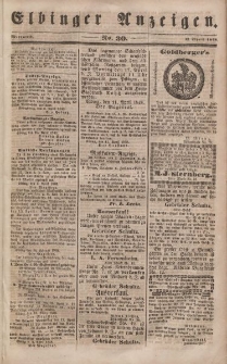 Elbinger Anzeigen, Nr. 30. Mittwoch, 12. April 1848