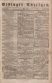 Elbinger Anzeigen, Nr. 31. Sonnabend, 15. April 1848