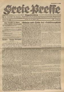 Freie Presse, Nr. 170 Freitag 28. October 1927 3. Jahrgang