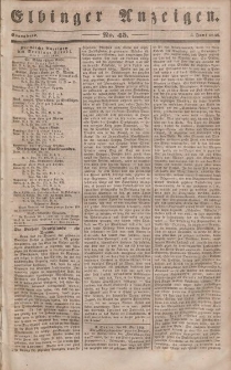 Elbinger Anzeigen, Nr. 45. Sonnabend, 3. Juni 1848