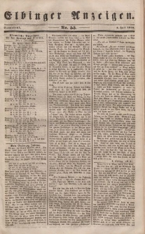 Elbinger Anzeigen, Nr. 55. Sonnabend, 8. Juli 1848