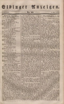 Elbinger Anzeigen, Nr. 55. Sonnabend, 8. Juli 1848