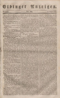 Elbinger Anzeigen, Nr. 66. Mittwoch, 16. August 1848