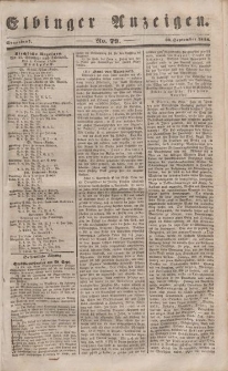 Elbinger Anzeigen, Nr. 79. Sonnabend, 30. September 1848