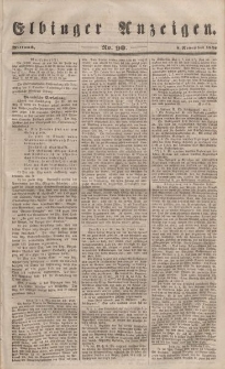 Elbinger Anzeigen, Nr. 90. Mittwoch, 8. November 1848