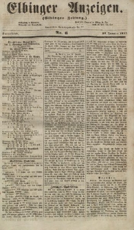 Elbinger Anzeigen, Nr. 6. Sonnabend, 20. Januar 1855