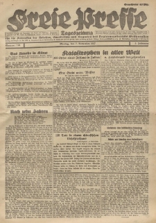 Freie Presse, Nr. 178 Montag 7. November 1927 3. Jahrgang