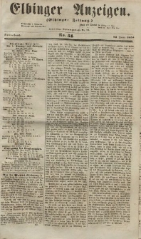 Elbinger Anzeigen, Nr. 51. Sonnabend, 23. Juni 1855