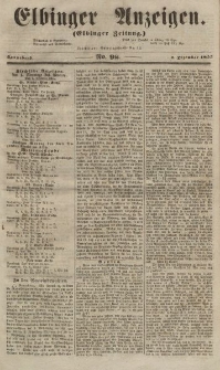 Elbinger Anzeigen, Nr. 98. Sonnabend, 1. Dezember 1855