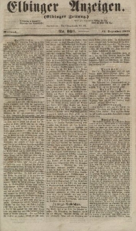 Elbinger Anzeigen, Nr. 101. Mittwoch, 12. Dezember 1855