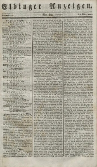 Elbinger Anzeigen, Nr. 24. Sonnabend, 24. März 1849