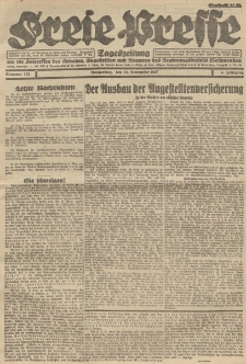 Freie Presse, Nr. 192 Donnerstag 24. November 1927 3. Jahrgang