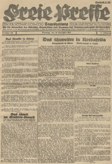 Freie Presse, Nr. 196 Dienstag 29. November 1927 3. Jahrgang