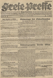 Freie Presse, Nr. 199 Freitag 2. Dezember 1927 3. Jahrgang