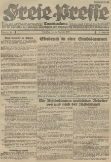 Freie Presse, Nr. 202 Dienstag 6. Dezember 1927 3. Jahrgang