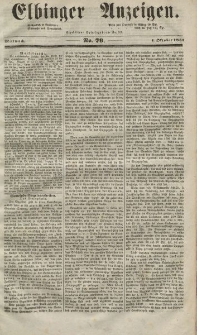 Elbinger Anzeigen, Nr. 79. Mittwoch, 1. Oktober 1851