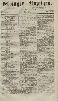 Elbinger Anzeigen, Nr. 80. Sonnabend, 4. Oktober 1851
