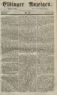 Elbinger Anzeigen, Nr. 24. Mittwoch, 24. März 1852