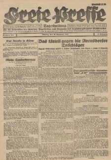 Freie Presse, Nr. 213 montag 19. Dezember 1927 3. Jahrgang