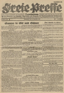 Freie Presse, Nr. 215 Mittwoch 21. Dezember 1927 3. Jahrgang