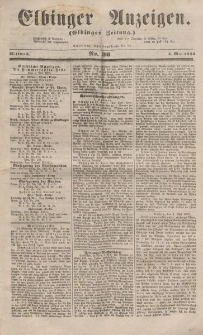 Elbinger Anzeigen, Nr. 36. Mittwoch, 4. Mai 1853