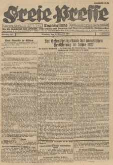 Freie Presse, Nr. 219 Dienstag 27. Dezember 1927 3. Jahrgang
