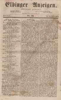 Elbinger Anzeigen, Nr. 96. Sonnabend, 25. November 1854