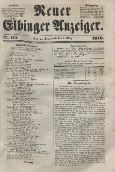 Neuer Elbinger Anzeiger, Nr. 124. Sonnabend, 9. März 1850