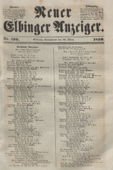 Neuer Elbinger Anzeiger, Nr. 130. Sonnabend, 30. März 1850