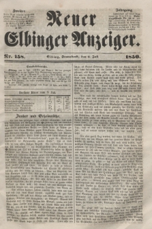 Neuer Elbinger Anzeiger, Nr. 158. Sonnabend, 6. Juli 1850