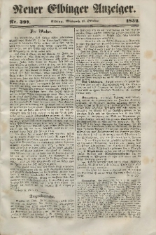 Neuer Elbinger Anzeiger, Nr. 397. Mittwoch, 13. Oktober 1852