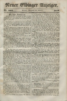 Neuer Elbinger Anzeiger, Nr. 400. Mittwoch, 20. Oktober 1852