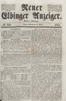 Neuer Elbinger Anzeiger, Nr. 619. Mittwoch, 15. März 1854