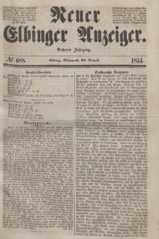 Neuer Elbinger Anzeiger, Nr. 688. Mittwoch, 30. August 1854