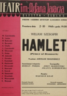 Hamlet - afisz teatralny