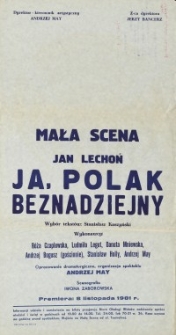 Ja, Polak beznadziejny – afisz