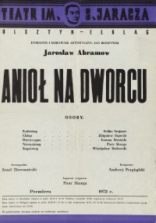 Anioł na dworcu - afisz