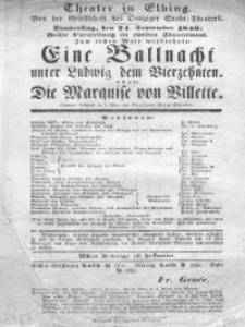Eine Ballnacht unter Ludwig dem Vierzehnten, oder: Die Marquise von Villette - Charlotte Birch-Pfeiffer