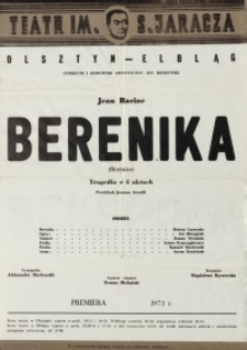 Berenika – afisz