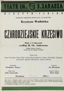 Czarodziejskie Krzesiwo – afisz