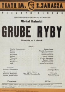 Grube ryby – afisz