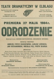 Odrodzenie - afisz